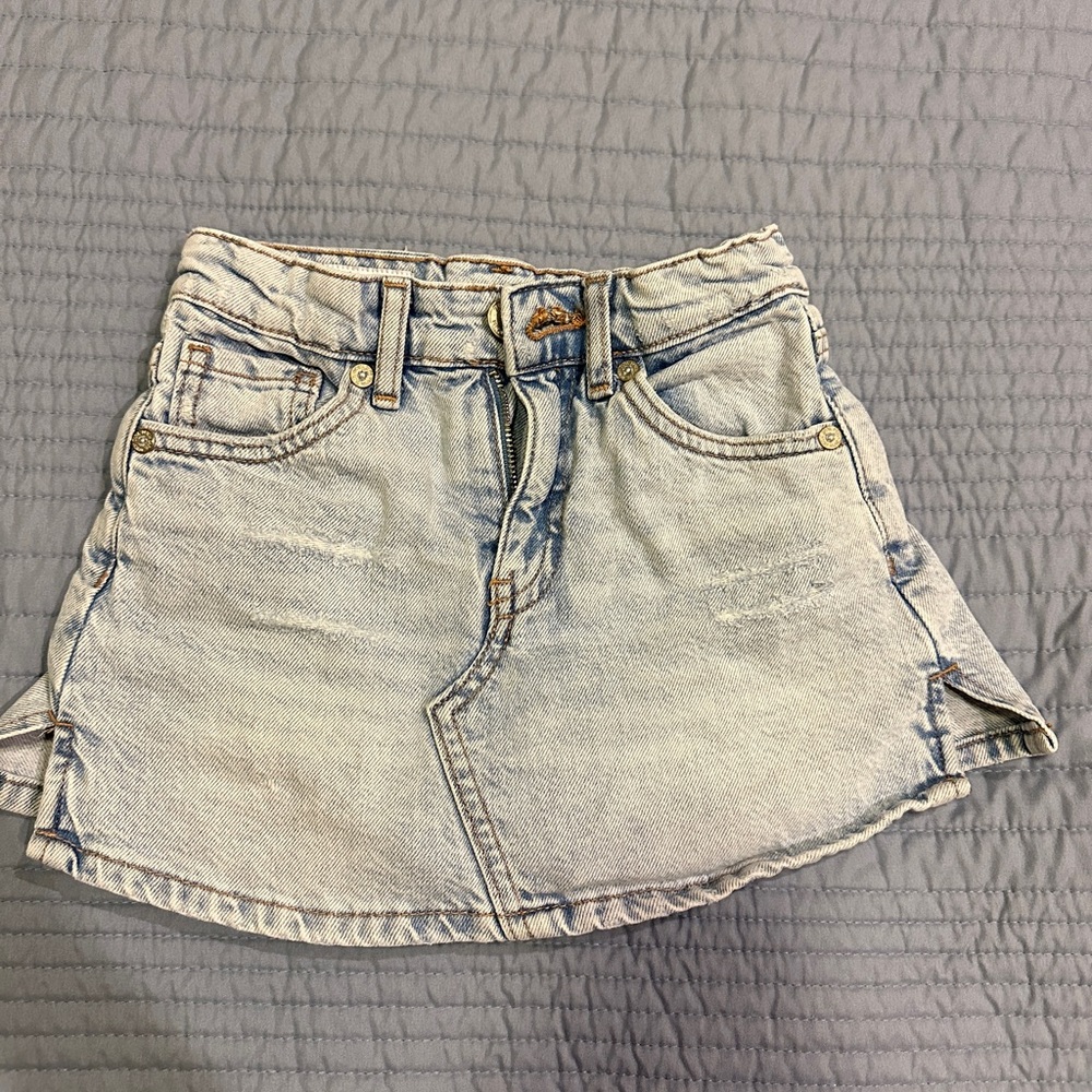 Zara kids Blue Denim Skort